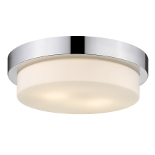 Golden 1270-13 CH - Wry Lighting Morgon 2-light Flush Mount in Chrome